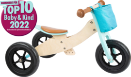 Trainingsfiets-Trike 2-in-1 Turquoise Maxi, Small Foot
