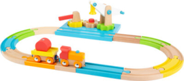 Junior kraan houten speelgoedtrein, Small Foot