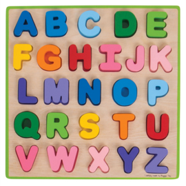 Alfabet Puzzel Chunky - Hoofdletters, Bigjigs Baby