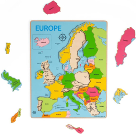 Europa inzet puzzel, Bigjigs Toys