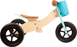 Trainingsfiets-Trike 2-in-1 Turquoise Maxi, Small Foot
