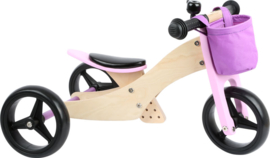 Loopfiets-Trike 2-in-1 Roze, Small Foot