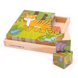 Wilde dieren puzzel, Bigjigs Toys