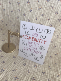 Kaart | Somebutty Birthday