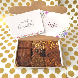 Brownie Proeverij 9 stuks (ZELF SAMENSTELLEN)
