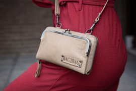 Bag2Bag wallet/bag Grant grey/taupe