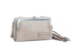 Bag2Bag wallet/bag Grant grey/taupe