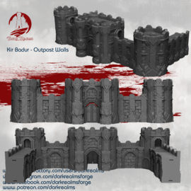 Dark Realms - Kir Badur  Outpost Walls