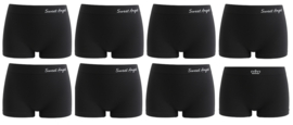 8 Sweet Angel Lage Boxershorts Kroontje Zwart