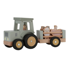 Little Farm tractor met trailer