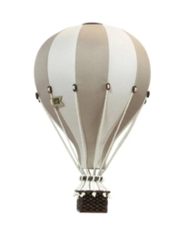 Decoratie lucht ballon goud - licht zand