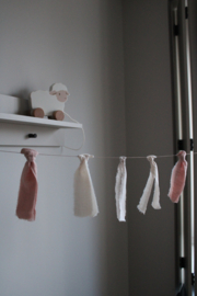 Linnen slingers oud roze