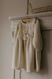 Kralenketting met Maileg muisje Ballerina offwhite