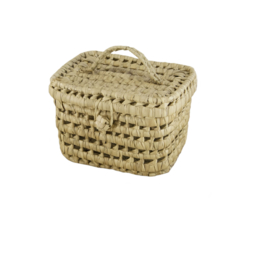 Mandje XS / commode mandje van palmblad