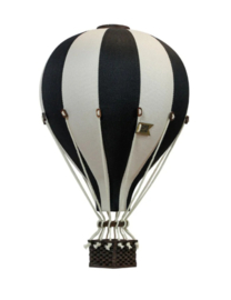 Decoratie lucht ballon zwart - licht zand
