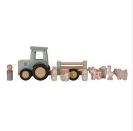 Little Farm tractor met trailer