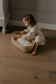 Dekentje, Naturel embroidery