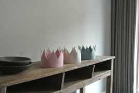 Feestkroon, oud blauw