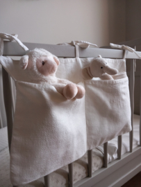 Linnen opberg zak Roomwit