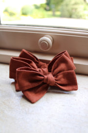 Haarstrik Loesje, oranje linnen