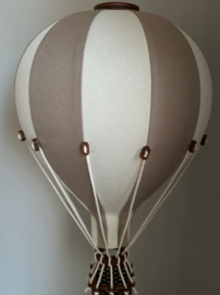 Decoratie lucht ballon goud - licht zand