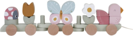 Blokkentrein Flower and Butterflies