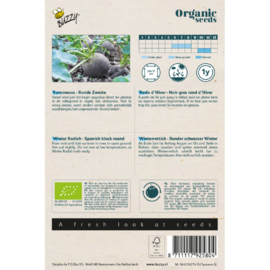 Rammenas Ronde Zwarte Organic (BIO)