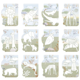 Little Dutch - Safari Friends - Kleurboek - Jim