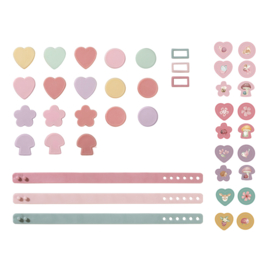 Little Dutch - Fairy Garden - Slide Charm Bracelets - Schuif Armbandjes