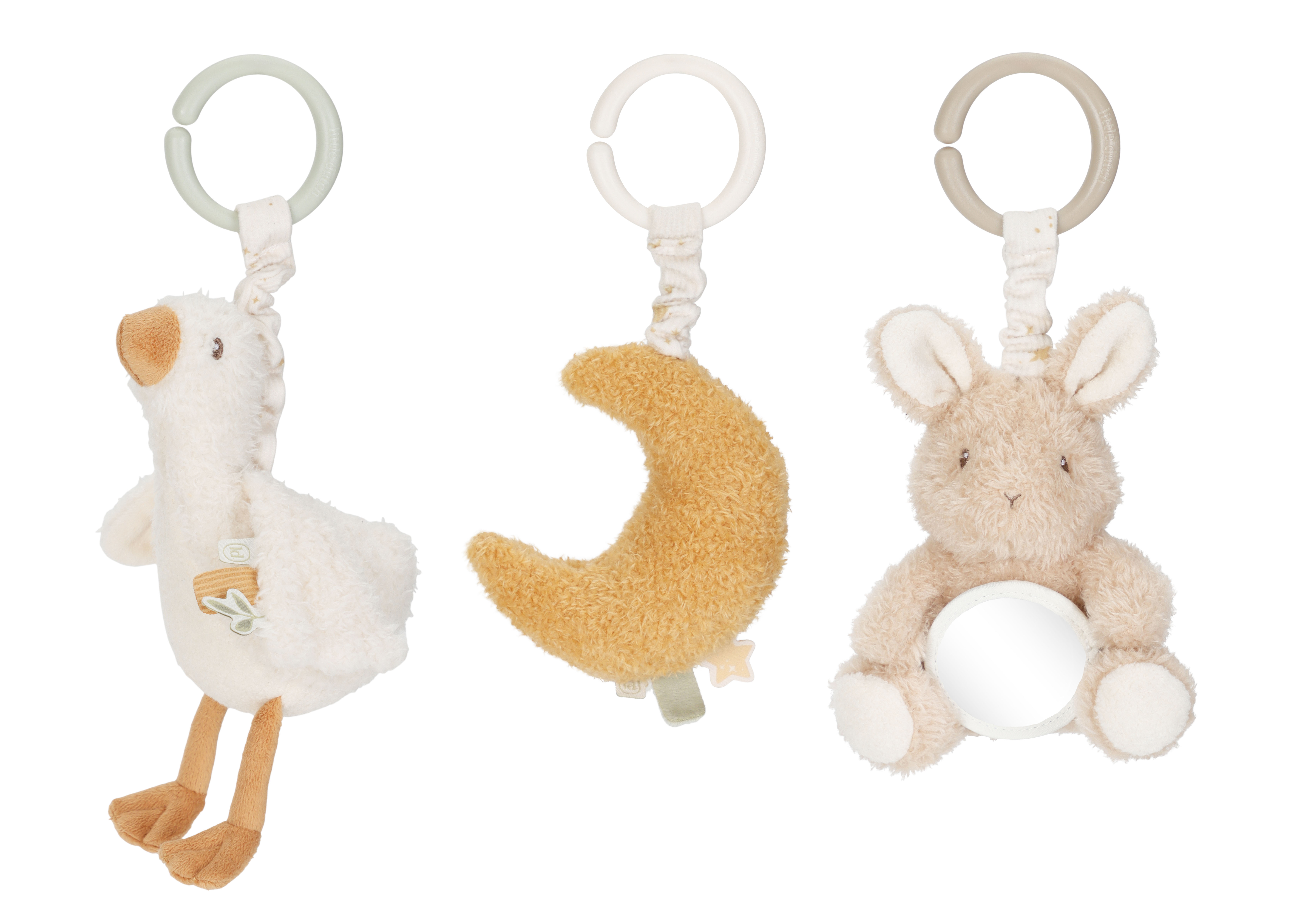 Little Dutch - Newborn Naturals - Little Goose - Hangers set van 3