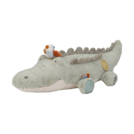 Little Dutch - Safari Friends - Activiteitenknuffel Krokodil XL