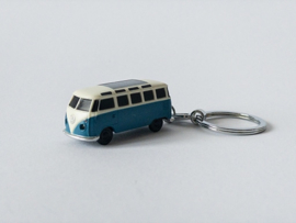 Vw sleutelhanger T1 Bus blauw met ledverlichting