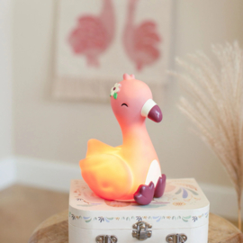 Little Dutch - Safari Friends - Nachtlampje Flamingo