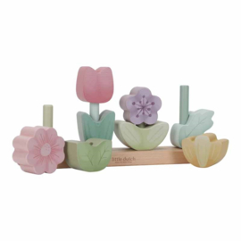 Little Dutch - Fairy Garden - Stapelaar bloemen FSC - Met of zonder naam