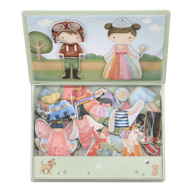 Little Dutch - Magnetisch Speelbord - Dress-Up Jim & Rosa FSC