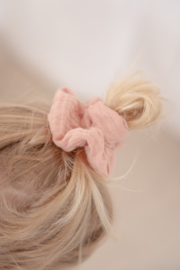Little Dutch - 3-pack Scrunchies - White Meadows / Sunshine Checks / Flower Pink