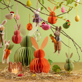 Wurm - Pasen - Hanger - Honeycomb - Paashaas - Lichtgroen