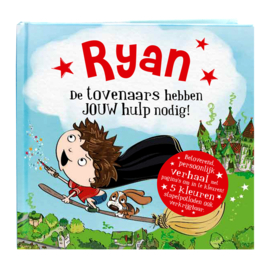 Ryan de tovenaars hebben jouw hulp nodig! Gepersonaliseerd kinderboek met naam