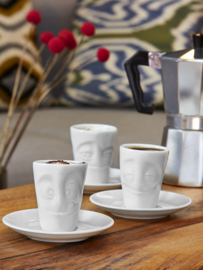 Fifty Eight Products - Tassen servies - Beteuterd - Baffled - Espresso kop en schotel