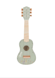 Little Dutch - Safari Friends - Houten Gitaar - Groen - Met of zonder naam