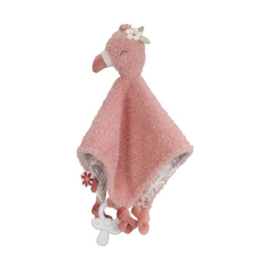 Little Dutch - Safari Friends - Knuffeldoekje Flamingo