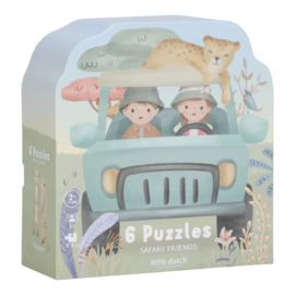 Little Dutch - Safari Friends - 6 Puzzels FSC