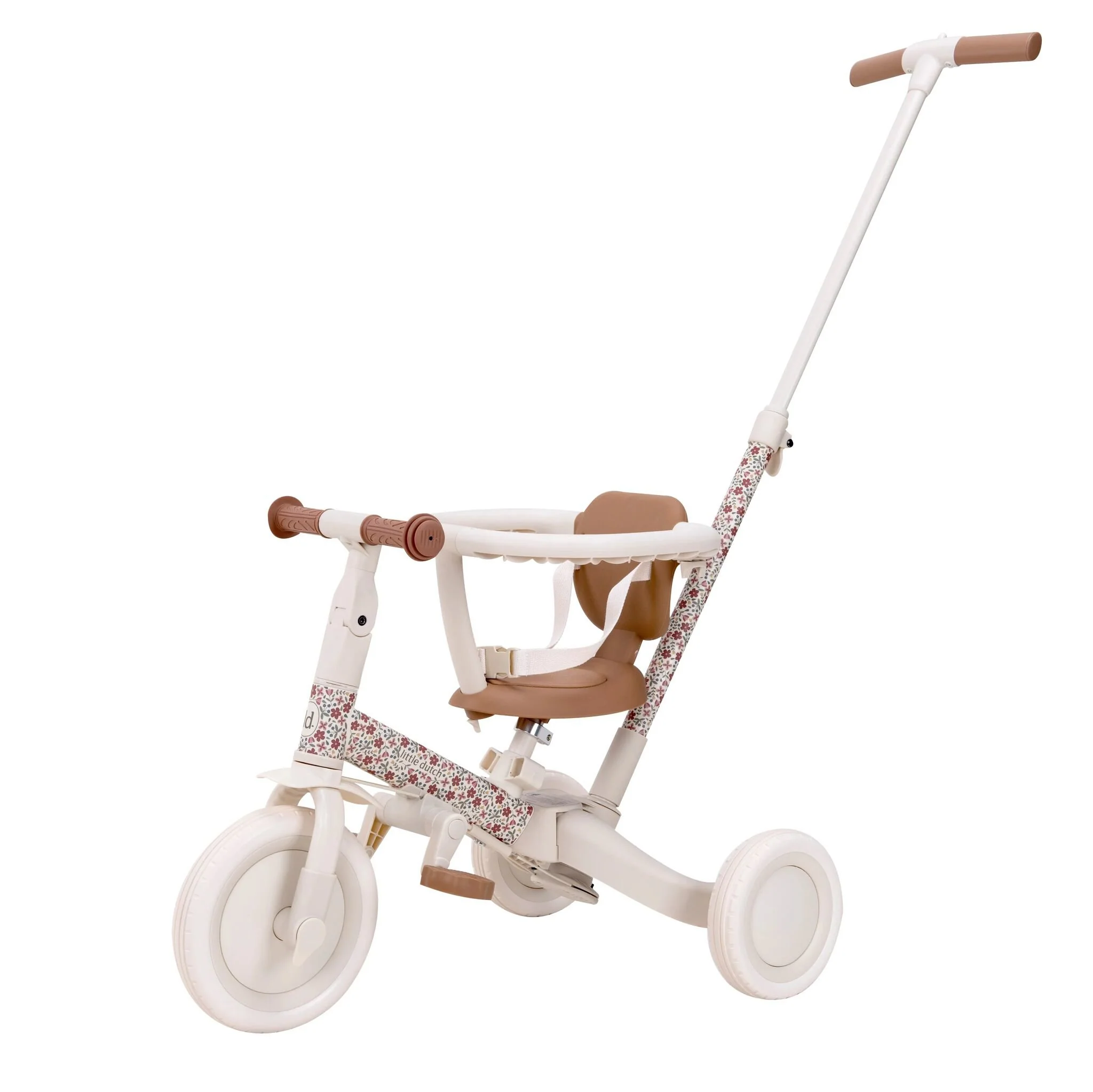 Little Dutch - 4 in 1 driewieler - Offwhite