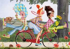 Ingrid Berendsen - EG 2-4861 - Op de fiets