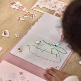 Little Dutch - Magnetisch Speelboek Rosa – Creatief Magnetenspel