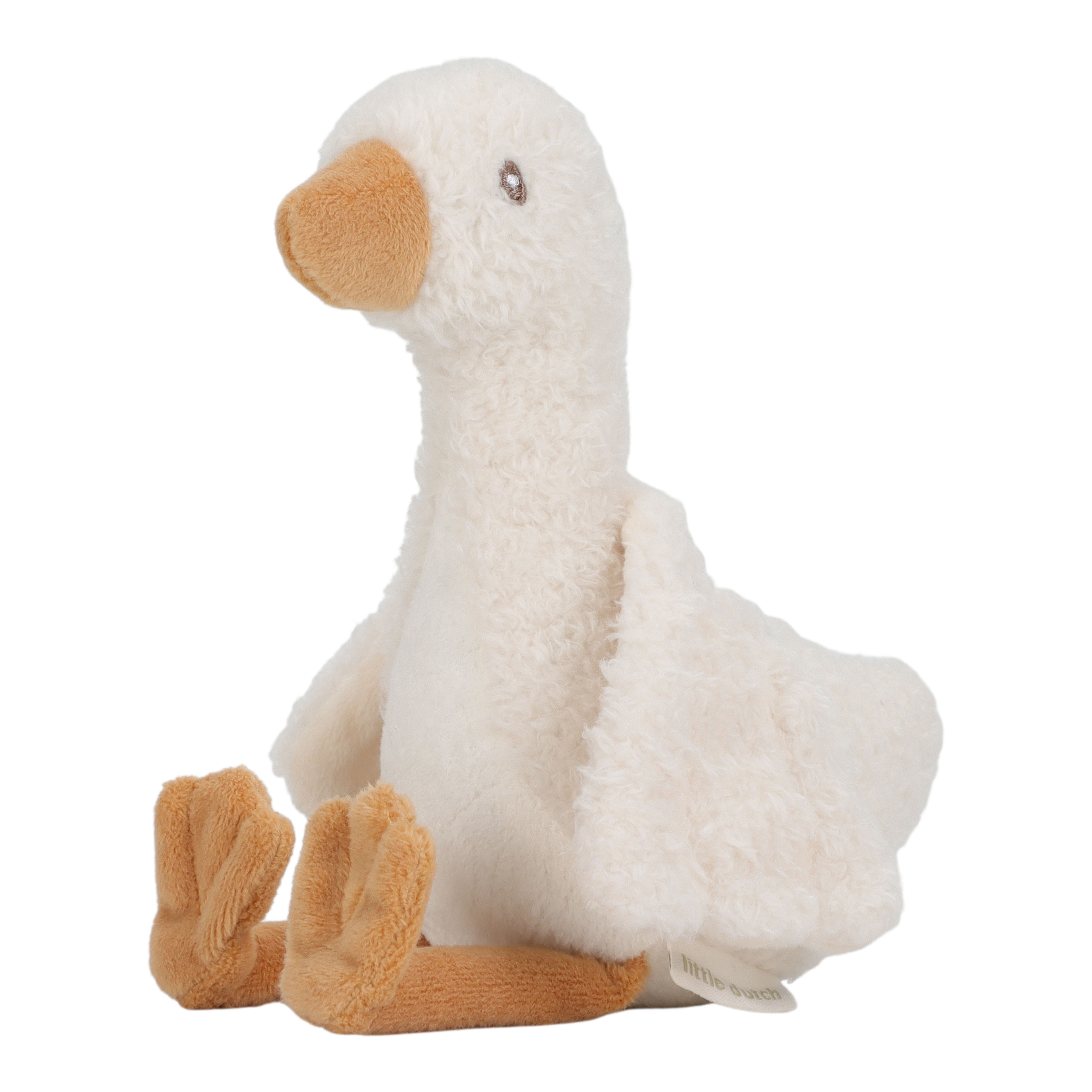 Little Dutch - Newborn Naturals - Little Goose - Knuffel Gans - 17 cm
