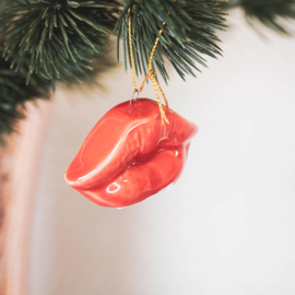 Housevitamin - Kersthanger - Lip - Rood