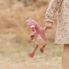 Little Dutch - Safari Friends - Knuffel Flamingo - 35 cm