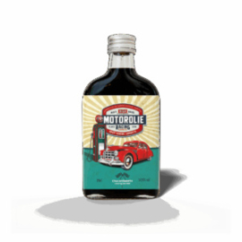 Chocansweets - Motorolie Rode Oldtimer Zakflacon – Drop Honing Likeur (20 cl, 14,9%)