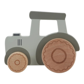 Little Dutch - Little Farm - Houten tractor/ trekker - Met of zonder naam